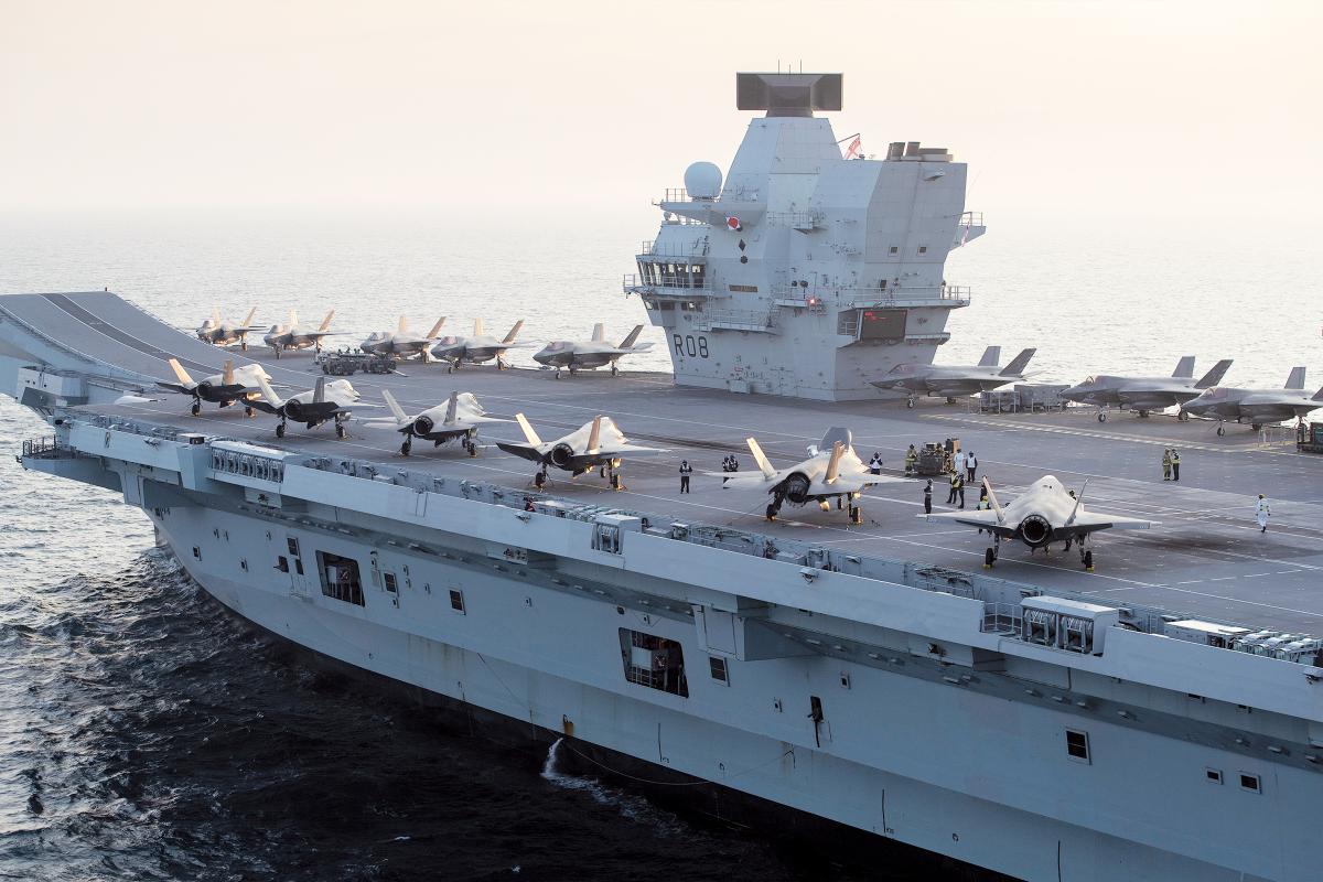 HMS Queen Elizabeth’s IndoPacific Deployment Proceedings March